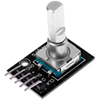OcioDual Módulo KY-040 Sensor Rotatorio Giratorio Codificador de Giro Rotación con Eje Switch Pulsador Encoder para